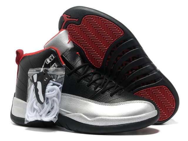 On Sale Air Jordan 12 (XII) Johnny Kilroy Silver Black Red